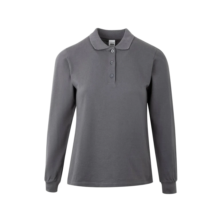 Polo de manga larga de trabajo 100% Algodón Velilla Hobart Mujer PL200WC