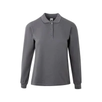 Polo de manga larga de trabajo 100% Algodón Velilla Hobart Mujer PL200WC