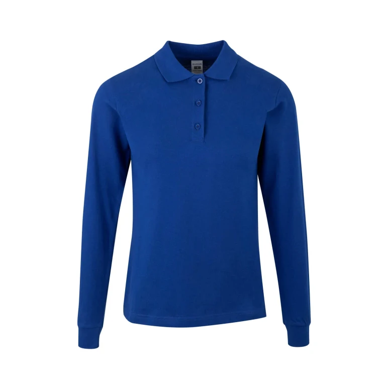Polo de manga larga de trabajo 100% Algodón Velilla Hobart Mujer PL200WC
