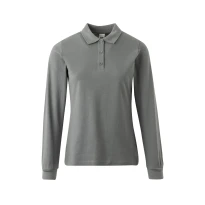 Polo de manga larga de trabajo 100% Algodón Velilla Hobart Mujer PL200WC