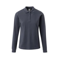 Polo de manga larga de trabajo 100% Algodón Velilla Hobart Mujer PL200WC