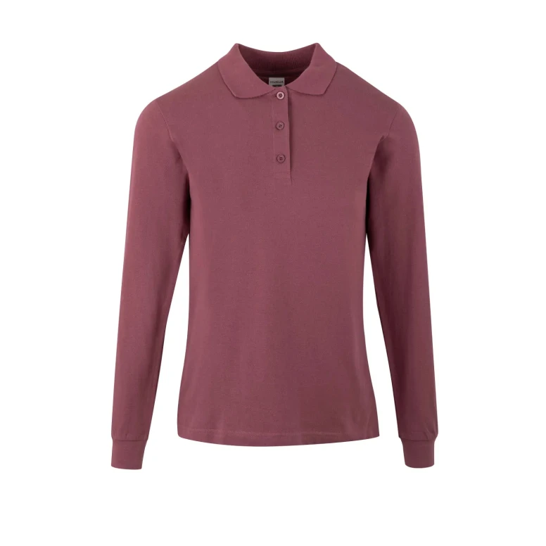 Polo de manga larga de trabajo 100% Algodón Velilla Hobart Mujer PL200WC