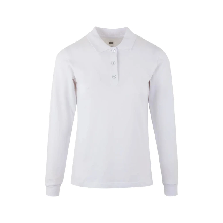 Polo de manga larga de trabajo 100% Algodón Velilla Hobart Mujer PL200WW