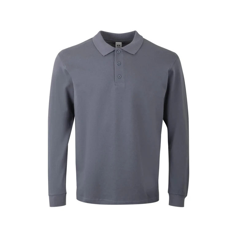 Polo de manga larga Unisex de trabajo 100% Algodón Velilla Hobart PL200UC