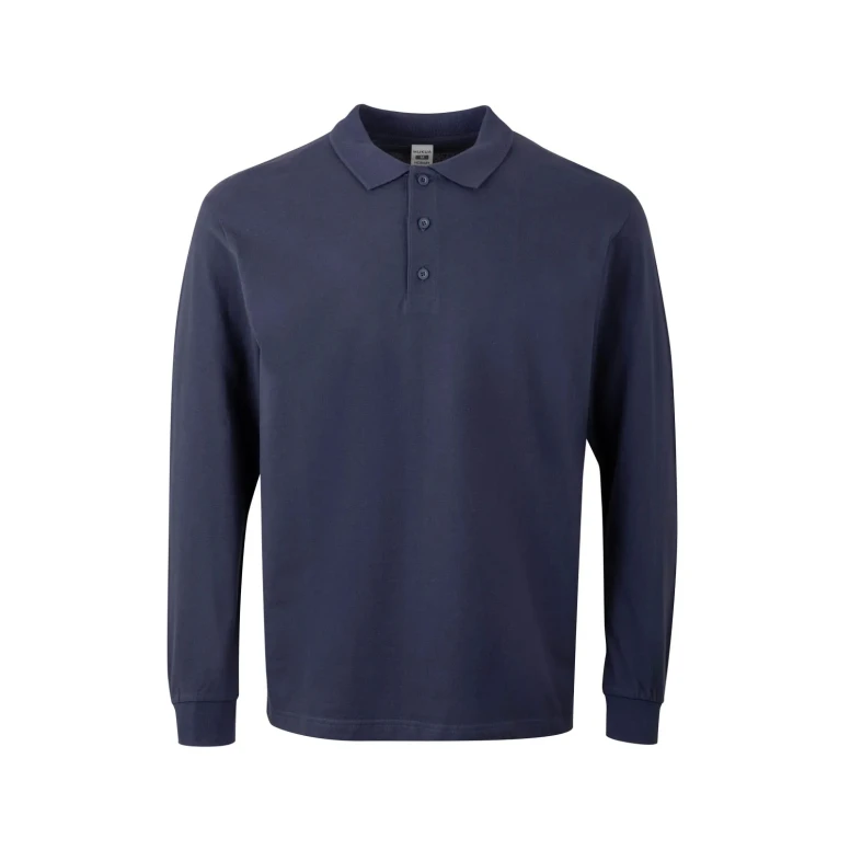Polo de manga larga Unisex de trabajo 100% Algodón Velilla Hobart PL200UC