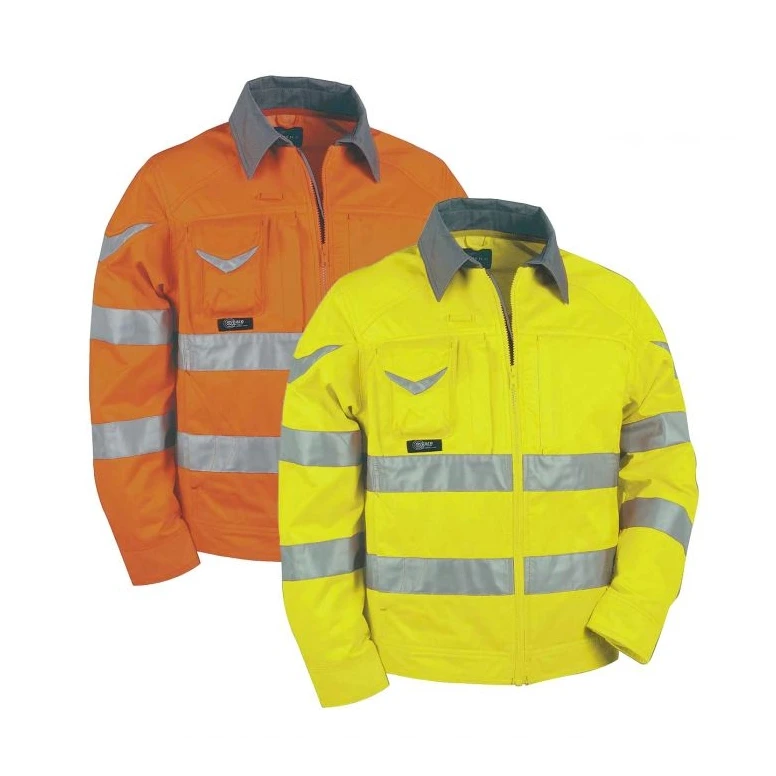 Chaqueta de trabajo Alta Visibilidad Multibolsillos Cofra Warning V018-0-00