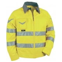 Chaqueta de trabajo Alta Visibilidad Multibolsillos Cofra Warning V018-0-00