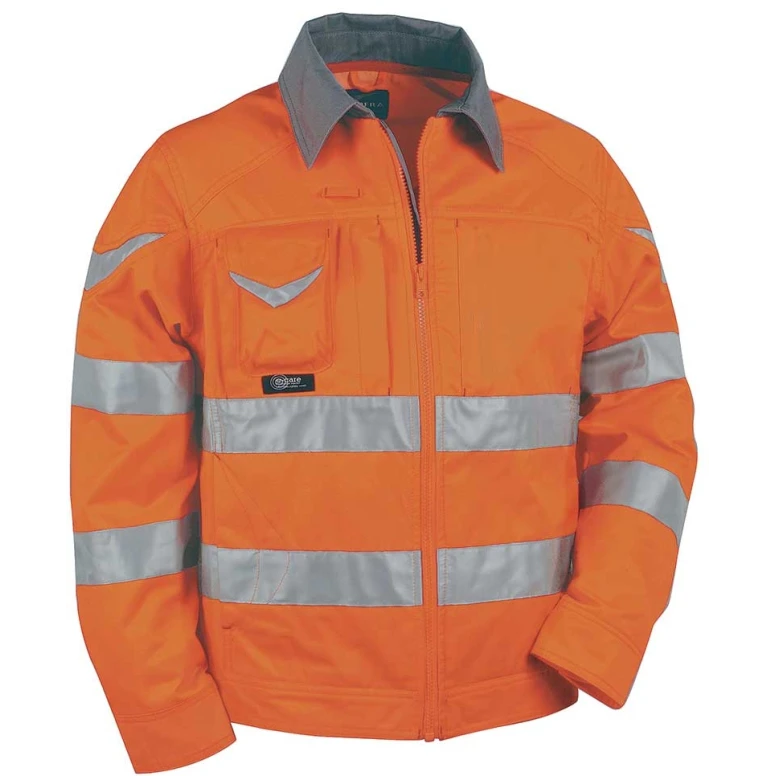Chaqueta de trabajo Alta Visibilidad Multibolsillos Cofra Warning V018-0-00