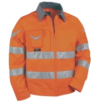 Chaqueta de trabajo Alta Visibilidad Multibolsillos Cofra Warning V018-0-00