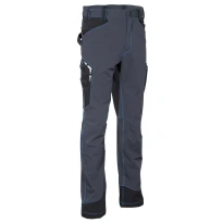 Liquidación total - Pantalón de trabajo Multibolsillos Stretch Cofra Hagfors V592-0-02 número 46 color negro 2