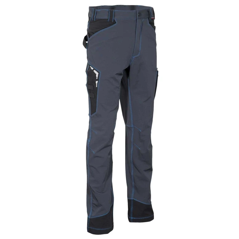 Liquidación total - Pantalón de trabajo Multibolsillos Stretch Cofra Hagfors V592-0-02 número 46 color negro