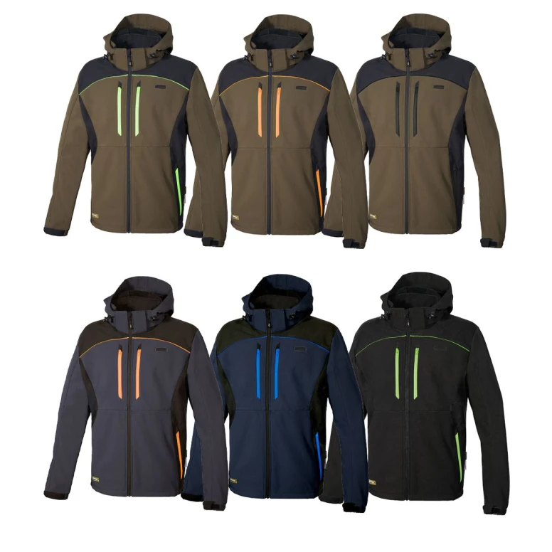 Chaqueta de trabajo Softshell Stretch Multibolsillos Cofra Klarbo V552-0-03