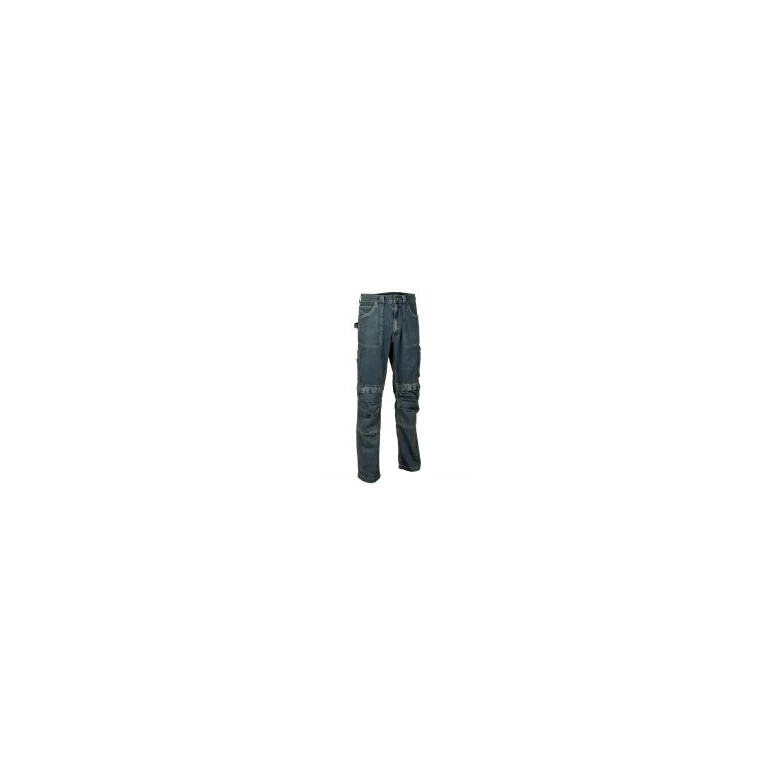 Pantalones vaqueros de trabajo Elásticos Stretch Multibolsillos Cofra Dortmund V151-0-00