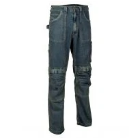 Pantalones vaqueros de trabajo Elásticos Stretch Multibolsillos Cofra Dortmund V151-0-00