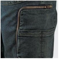 Pantalones vaqueros de trabajo Elásticos Stretch Multibolsillos Cofra Dortmund V151-0-00