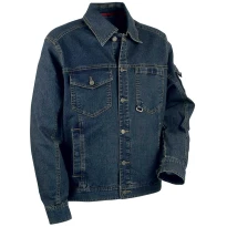 Chaqueta vaquera de trabajo elástica stretch Multibolsillos Cofra Basel V150-0-00