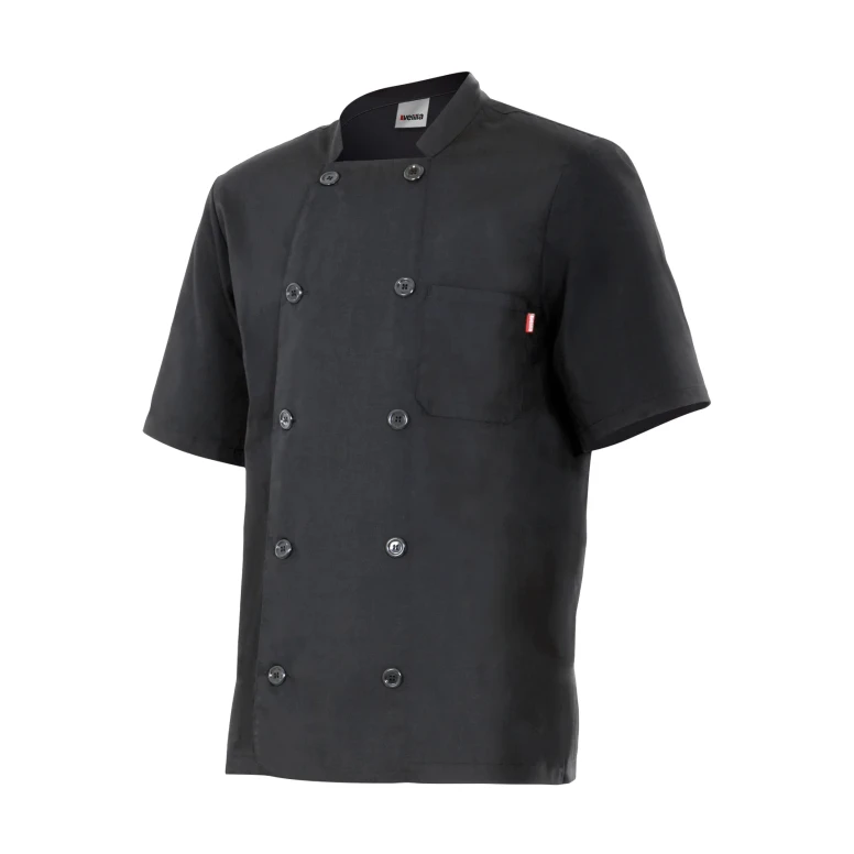 Chaqueta coreana de chef de trabajo de manga corta Velilla 432