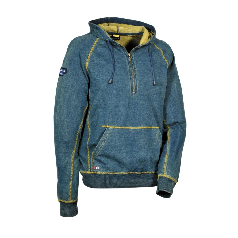 Sudadera con capucha de trabajo elástica extensible Cofra Norwich V158-0-00