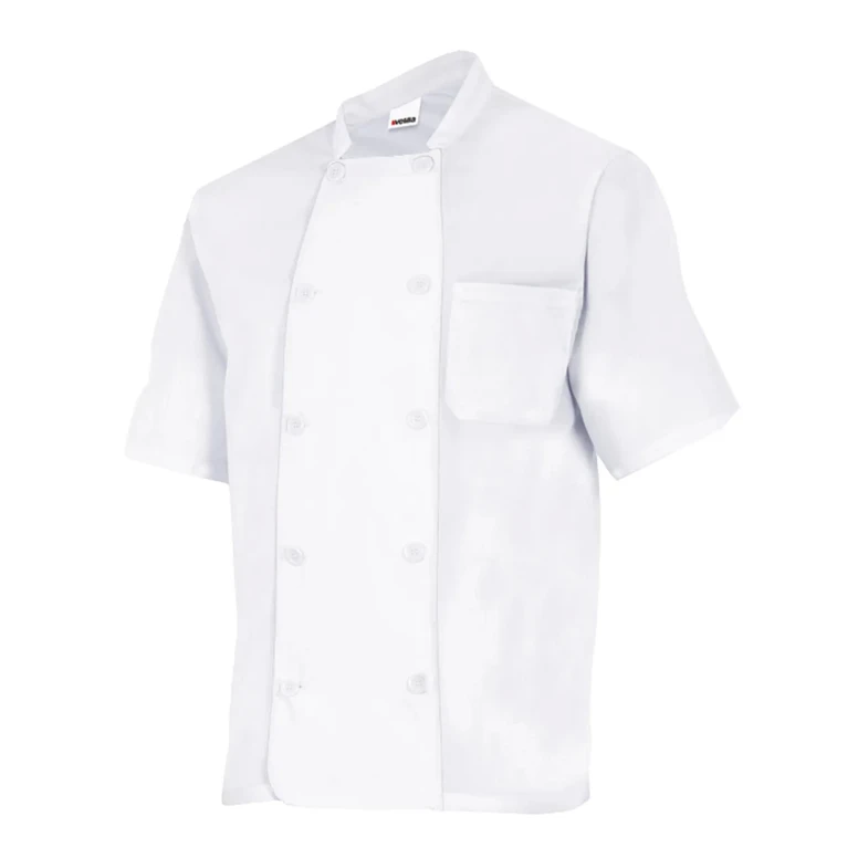 Chaqueta coreana de chef de trabajo de manga corta Velilla 432