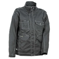 Liquidación total - Chaqueta de trabajo Stretch Elástica Multibolsillos Cofra Vizela V470-0-02 número 58 color antracita gris