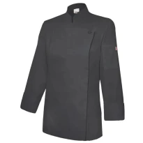 Chaqueta coreana de chef de trabajo con cremallera Velilla Mujer 405203TC