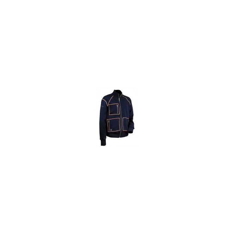 Liquidación total - Sudadera de trabajo Cofra Hamburg 100% algodón V104-0-00 Talla 3XL marino