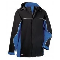Chaqueta con capucha de trabajo Softshell elástica stretch Multibolsillos Cofra Norway V093-0-00