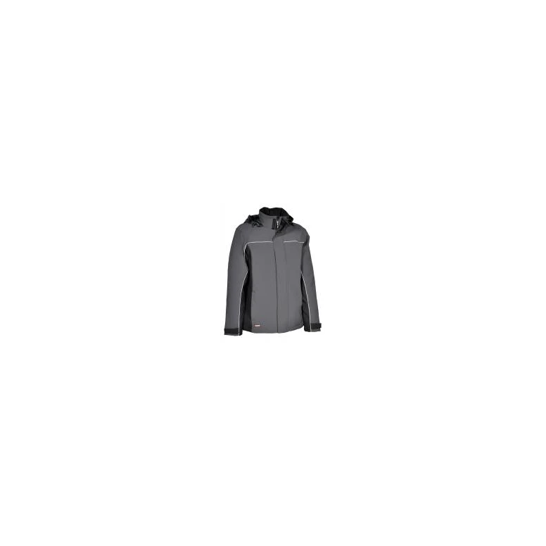 Chaqueta con capucha de trabajo Softshell elástica stretch Multibolsillos Cofra Norway V093-0-00