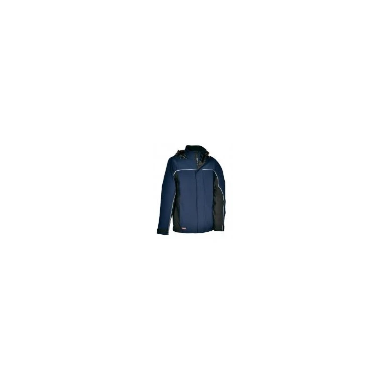 Chaqueta con capucha de trabajo Softshell elástica stretch Multibolsillos Cofra Norway V093-0-00