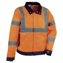 Chaqueta de trabajo Alta Visibilidad Multibolsillos Cofra Tempel V290-0-02