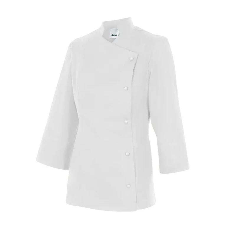 Chaqueta de chef de trabajo de manga larga Velilla Mujer MELISA