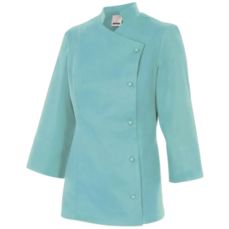 Chaqueta de chef de trabajo de manga larga Velilla Mujer MELISA