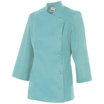 Chaqueta de chef de trabajo de manga larga Velilla Mujer MELISA