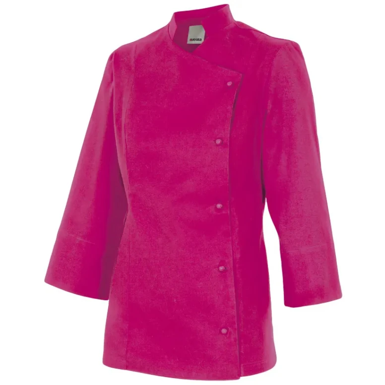 Chaqueta de chef de trabajo de manga larga Velilla Mujer MELISA