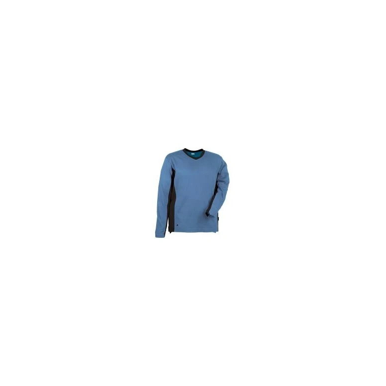 Liquidación total - Camiseta de trabajo Cofra Madeira 100% algodón Jersey V105-0-00 Talla M Color Gris Negro