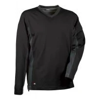 Liquidación total - Camiseta de trabajo Cofra Madeira 100% algodón Jersey V105-0-00 Talla M Color Gris Negro
