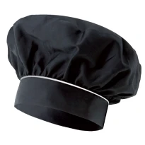 Gorro de chef francés en contraste de trabajo Velilla VAINILLA V