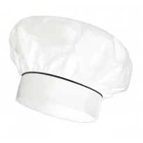 Gorro de chef francés en contraste de trabajo Velilla VAINILLA V