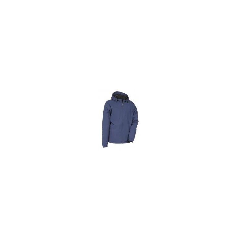 Chaqueta con capucha de trabajo elástica stretch Softshell Cofra Vannas con interior de forro polar V546-0-02