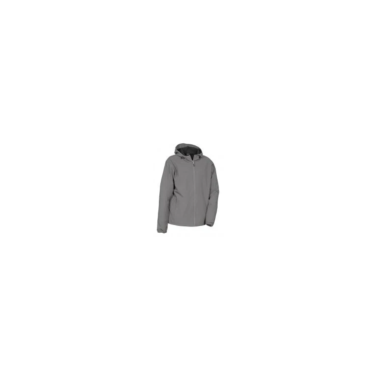 Chaqueta con capucha de trabajo elástica stretch Softshell Cofra Vannas con interior de forro polar V546-0-02