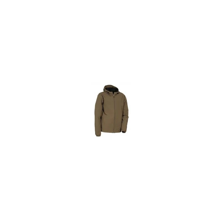 Chaqueta con capucha de trabajo elástica stretch Softshell Cofra Vannas con interior de forro polar V546-0-02