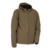 Chaqueta con capucha de trabajo elástica stretch Softshell Cofra Vannas con interior de forro polar V546-0-02