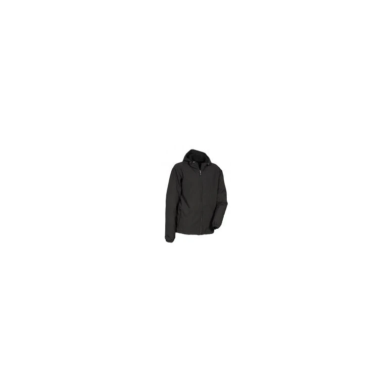 Chaqueta con capucha de trabajo elástica stretch Softshell Cofra Vannas con interior de forro polar V546-0-02