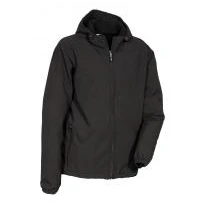 Chaqueta con capucha de trabajo elástica stretch Softshell Cofra Vannas con interior de forro polar V546-0-02