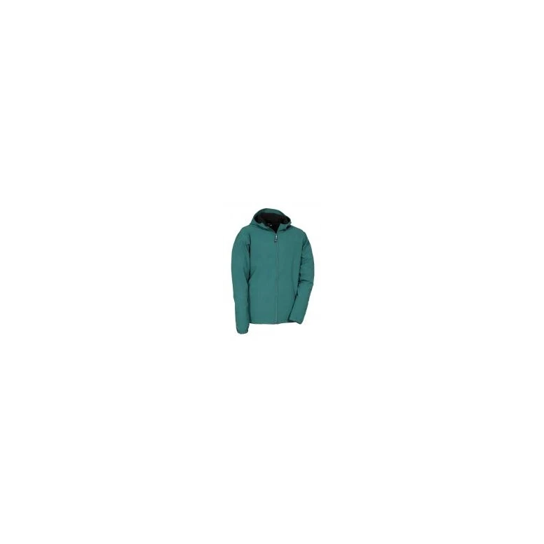 Chaqueta con capucha de trabajo elástica stretch Softshell Cofra Vannas con interior de forro polar V546-0-02