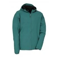 Chaqueta con capucha de trabajo elástica stretch Softshell Cofra Vannas con interior de forro polar V546-0-02