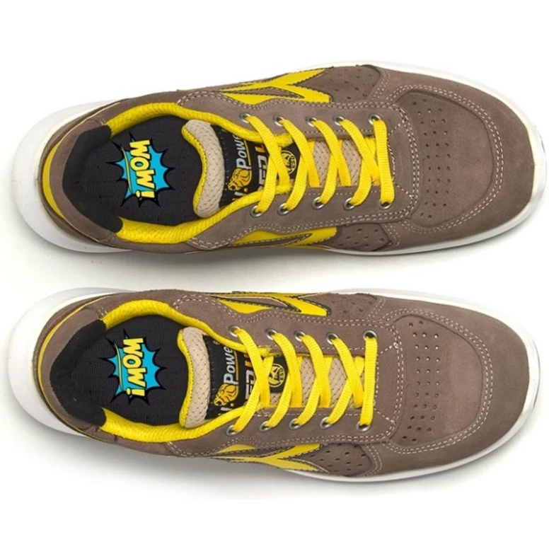Liquidación total - Zapatos de seguridad U-power Dorado S1P SRC ESD RU20066 número 45