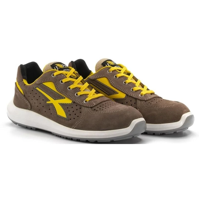 Liquidación total - Zapatos de seguridad U-power Dorado S1P SRC ESD RU20066 número 45