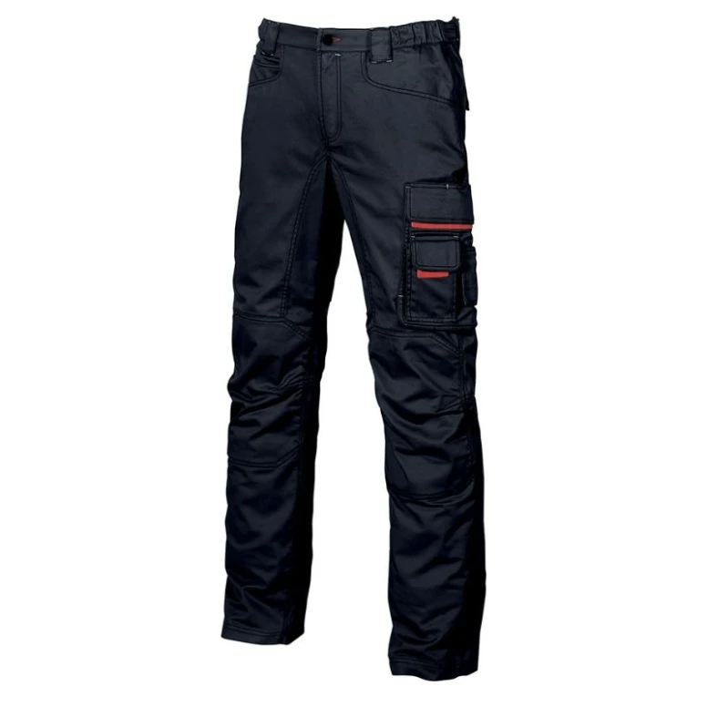 Liquidación total - Pantalones de trabajo Multibolsillos U-Power Grin HY107DB Color Gris meteorito Talla 44