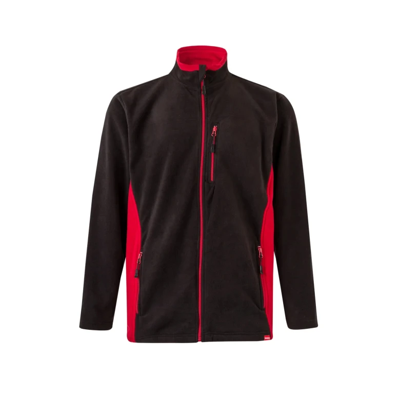 Sudadera con cremallera larga de trabajo en forro polar Multibolsillos Velilla 201504